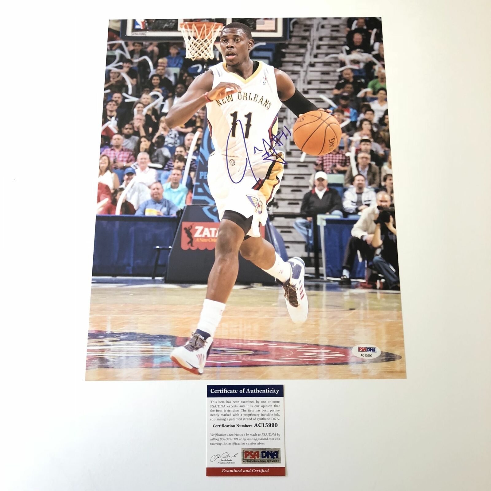 Jrue Holiday signed 11x14 Photo Poster painting PSA/DNA New Orleans Pelicans Autographed