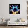(Counted/Stamped)Fluorescent Butterfly Fairy-11CT Cross Stitch 40*40cm