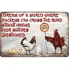 Chicken Warning - Vintage Metal Signs(8*12Inch/12*16Inch) - Chicken