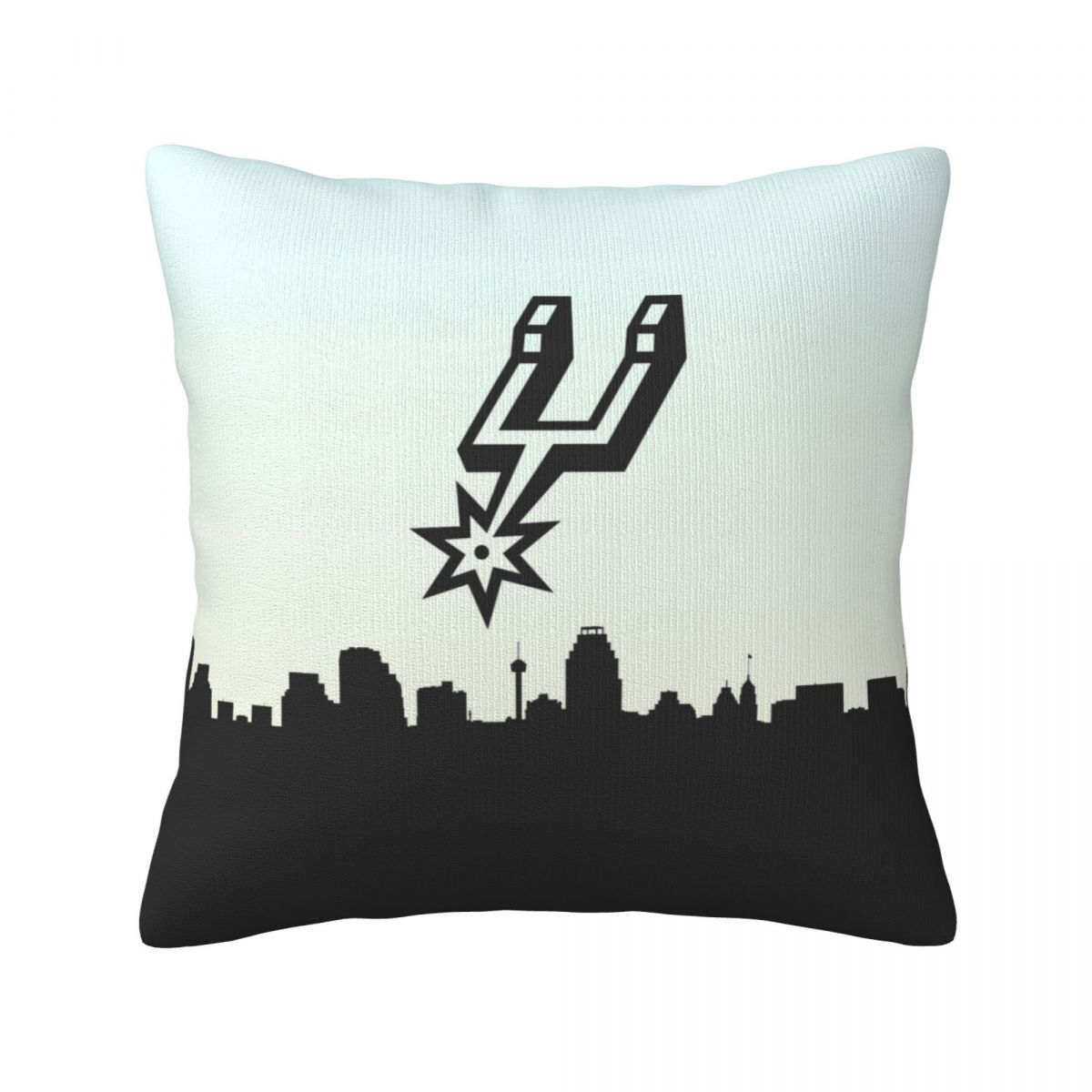 San Antonio Spurs Landscape Logo Decorative Square Throw Pillow Covers