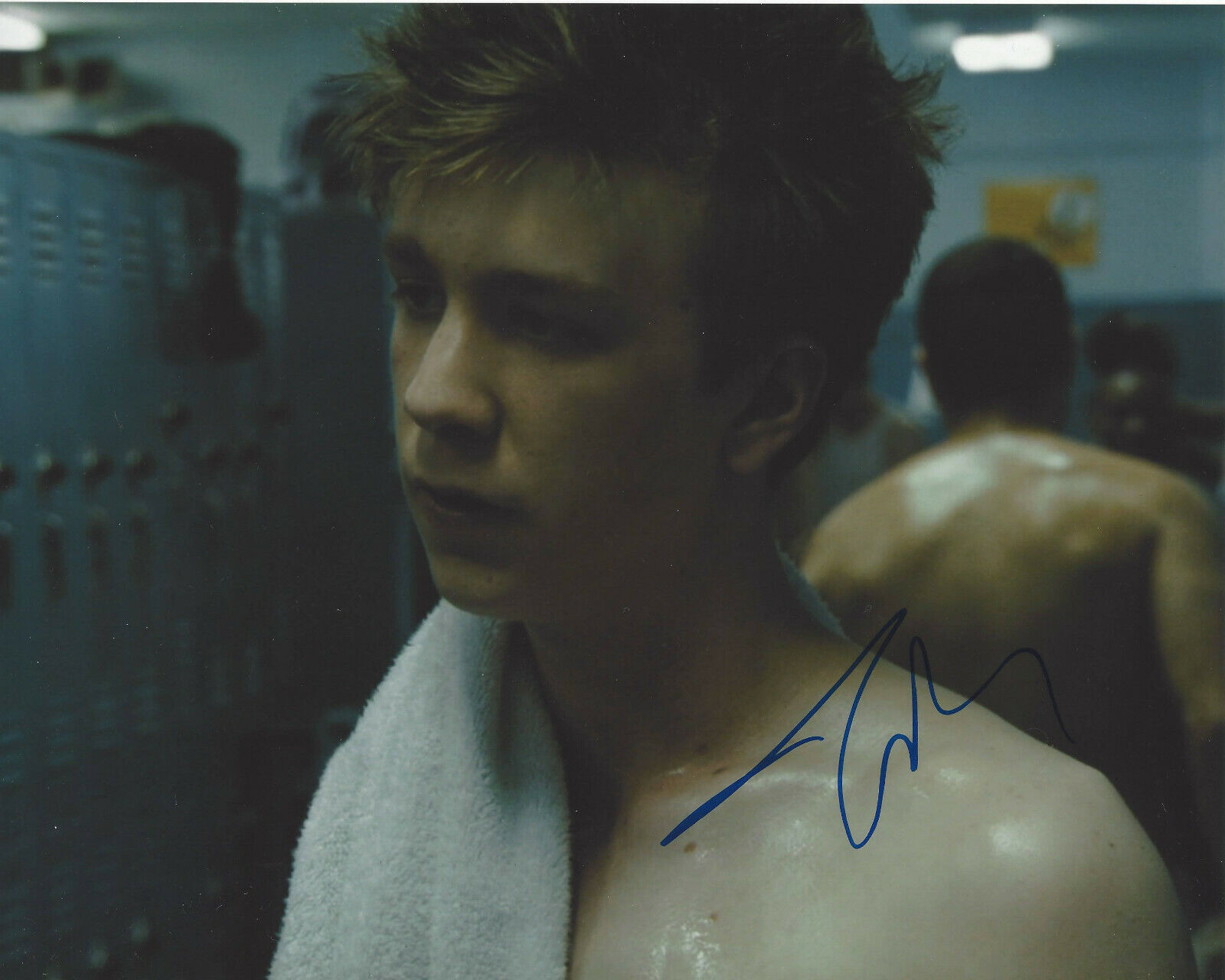 THOMAS MANN SIGNED AUTHENTIC 'PROJECT X' 8X10 Photo Poster painting D w/COA KONG SKULL ACTOR