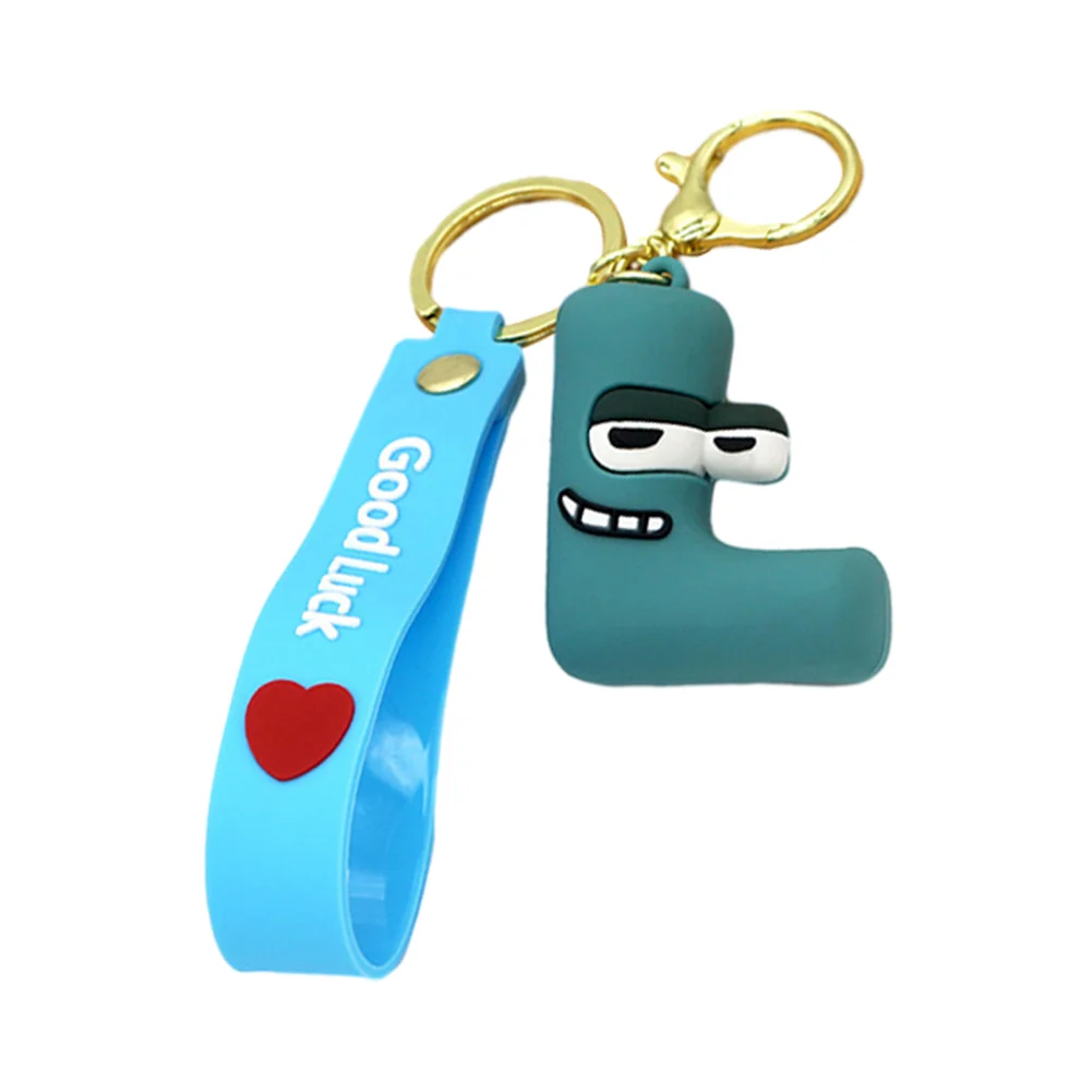 Letter A-Z Keychain Wacky Wizard Handbag Key Chain for Car Keys/Wallet/Backpack