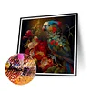 Diamond Painting-DIY Full Round Drill Flower Parrot(40*40 CM)
