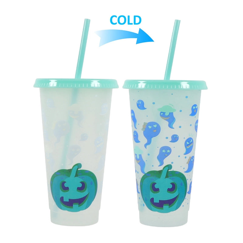 Halloween Casual Vacation Solid Color Plastic Water Bottles