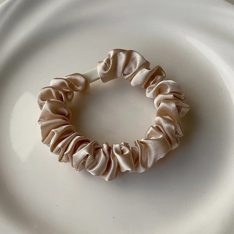 Women’s Minimalist Solid Color Cloth Hair Tie