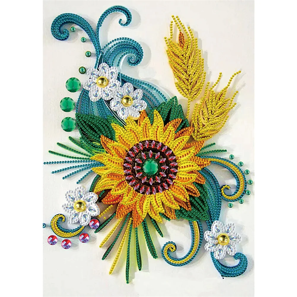 Diamond Painting - Special Shaped Drill - Flower(30*40cm)