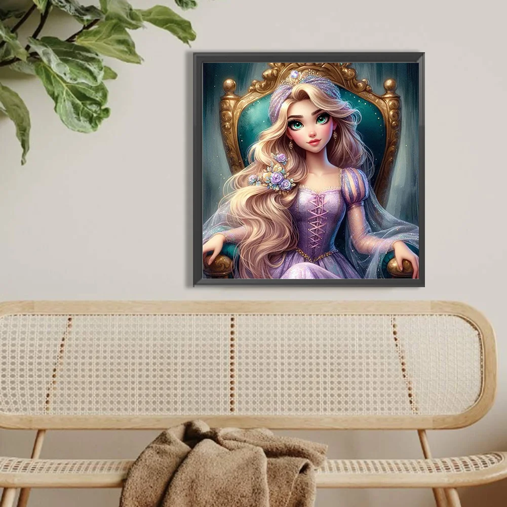 Diamond Painting - Full Round Drill - Rapunzel(Canvas|40*40cm)
