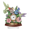 Diamond Painting Acrylic Bird Garland Clock Ornament