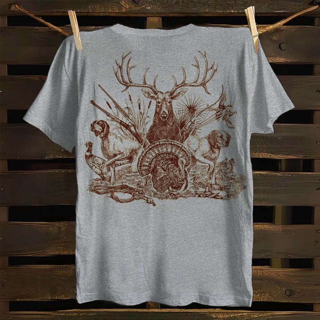Wildlife Adventure Graphic Men's T-shirt