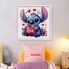 Love Stitch - 11CT Stamped Cross Stitch - 40*40cm - Disney