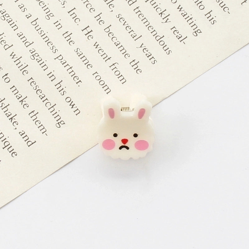 Cute Rabbit Bear Flower Arylic Hair Clip 1 Piece