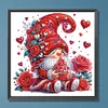 Diamond Painting-DIY Crystal Rhinestone Heart Gnome