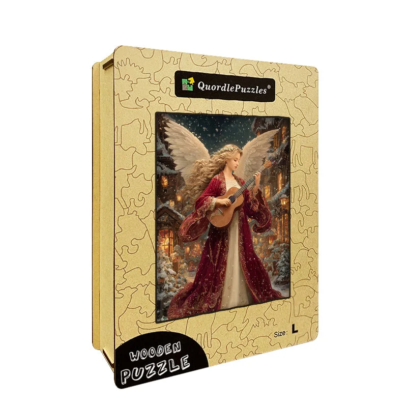 Christmas Angel Wooden Jigsaw Puzzle