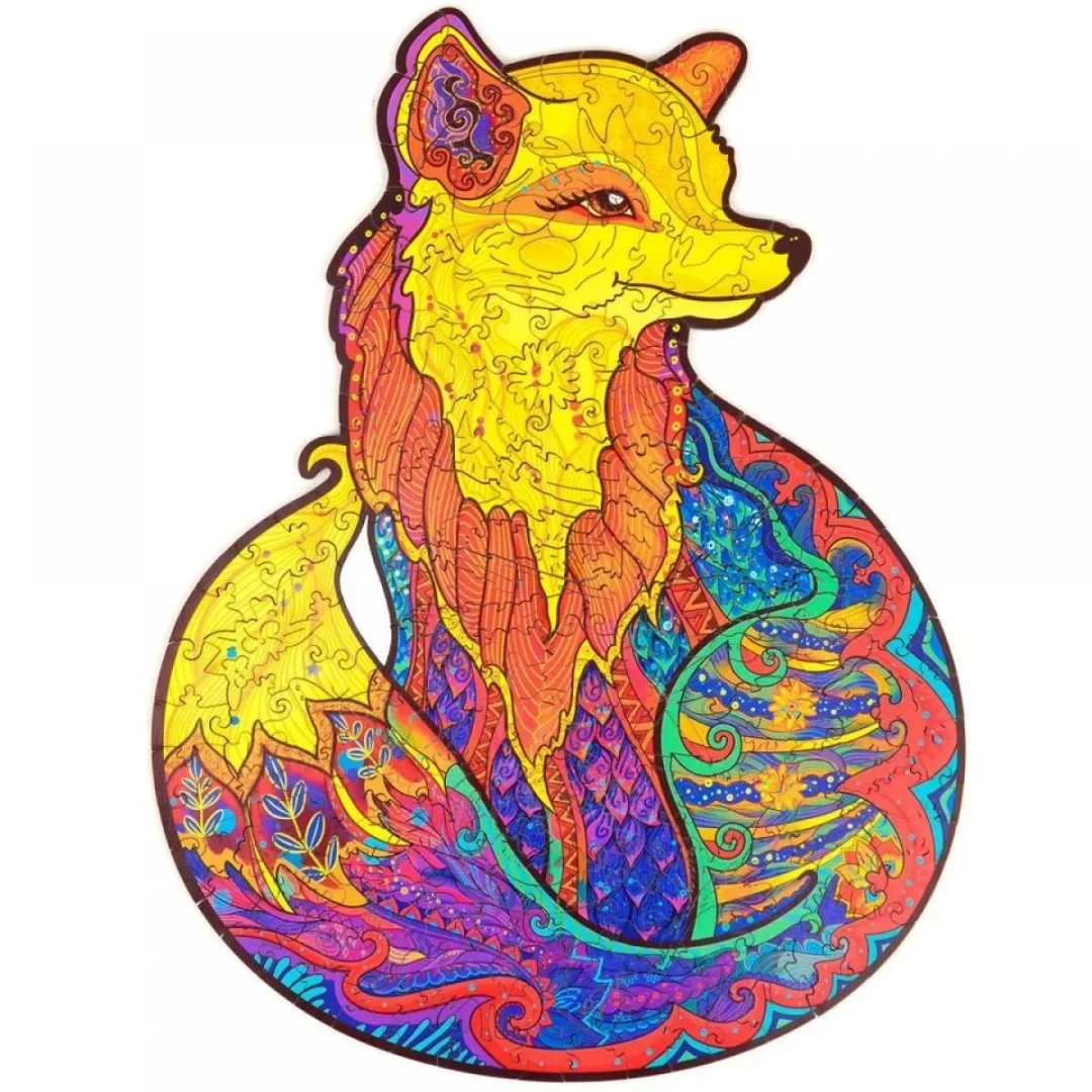 Wooden Jigsaw Puzzle Alluring Fox、bestdiys、sdecorshop