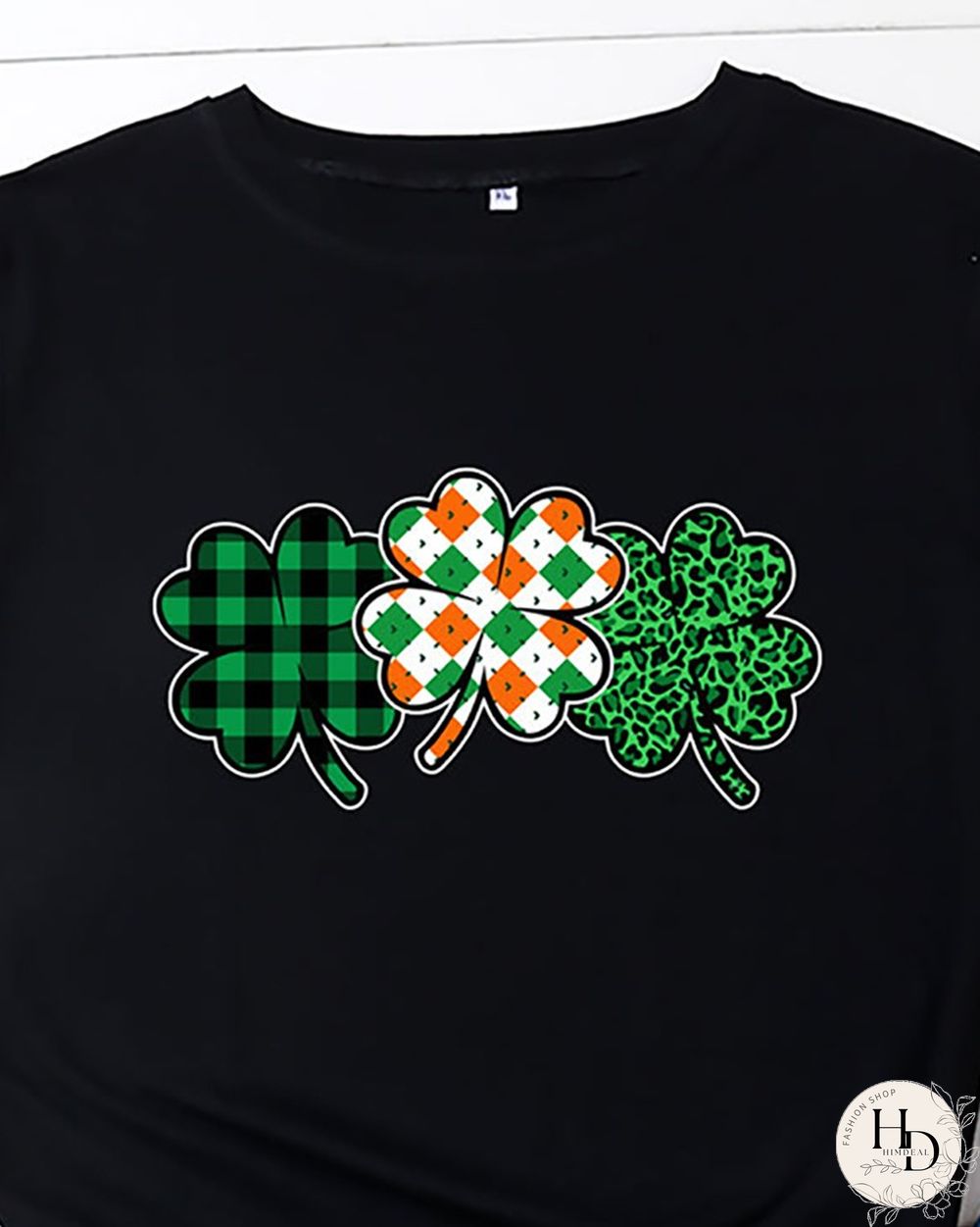 Clover Print Casual T-shirt