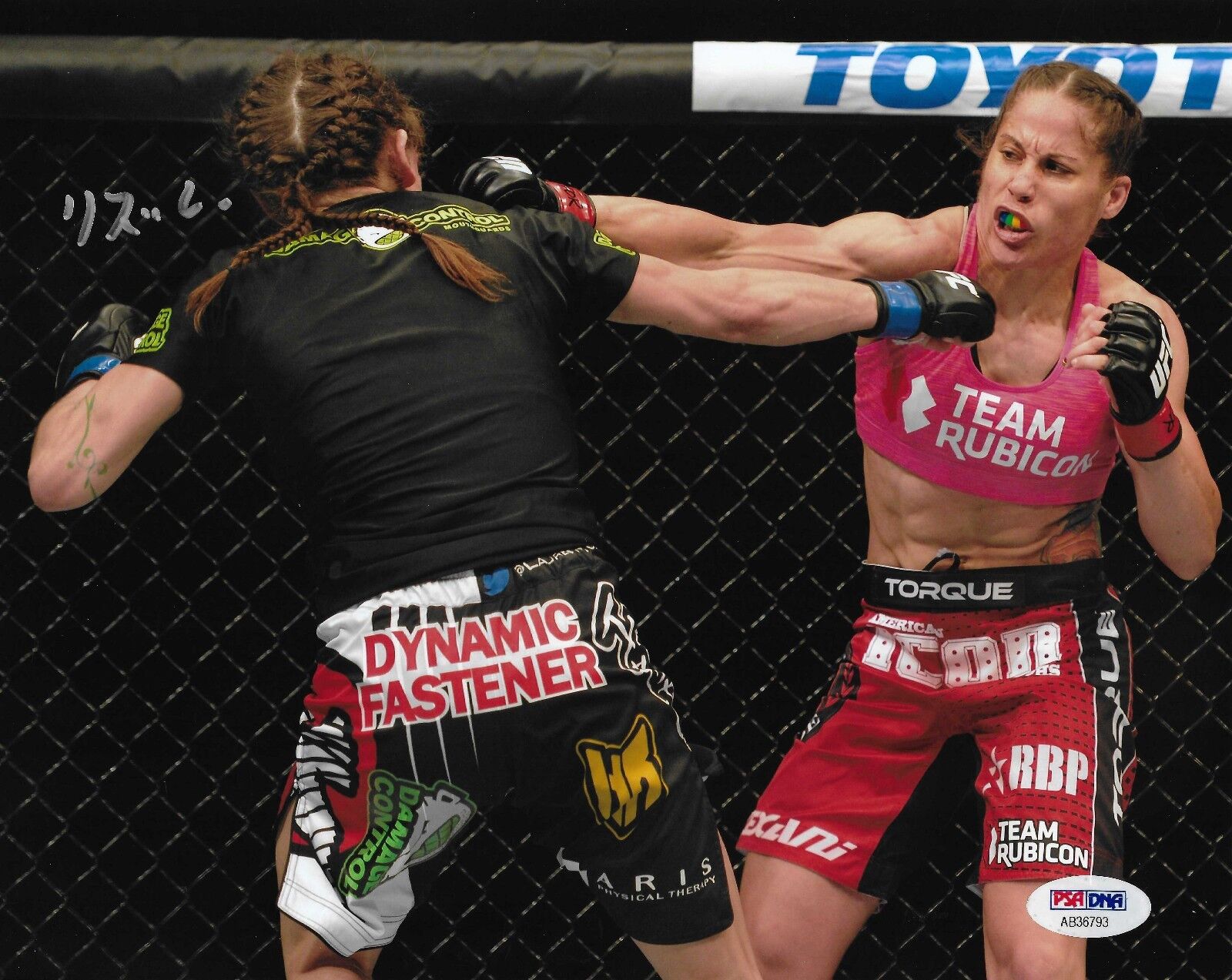 Liz Carmouche Signed 8x10 Photo Poster painting PSA/DNA UFC Fight Night 63 Picture Autograph 2