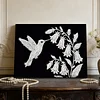 DIY Pearl Painting Bird for Home Wall Decor with Frame(20x30cm) Decor