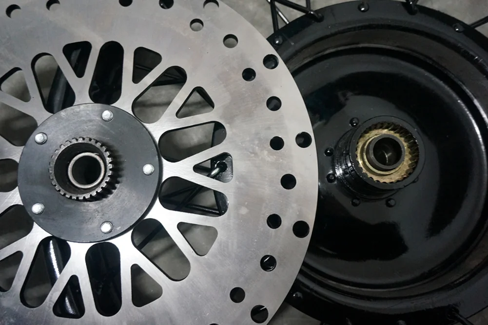 CJ750 Double disc front disc brake