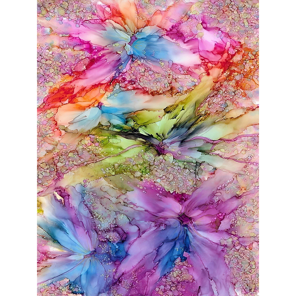 

Splash Colorful Ink - Round Drill Diamond Painting - 30*40CM, 501 Original