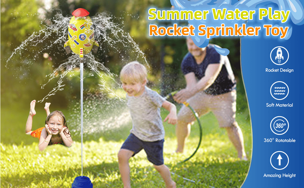rocket sprinkler water 