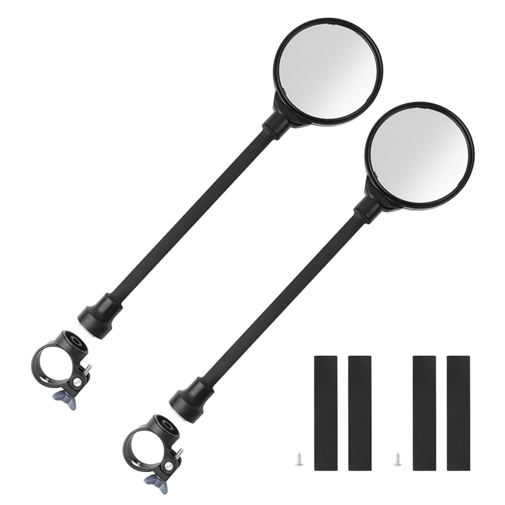 

1 Pair Bicycle Handlebar Rear View Mirror Wide Range Back Sight Reflector, 501 Original