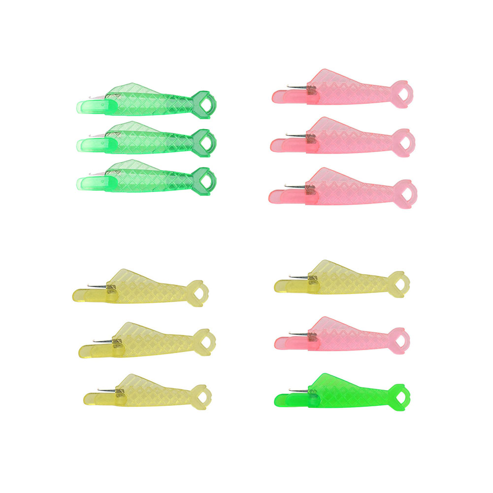 

3pcs Fish Type Auto Needle Threader Plastic Portable Quick Needle Inserter, 501 Original