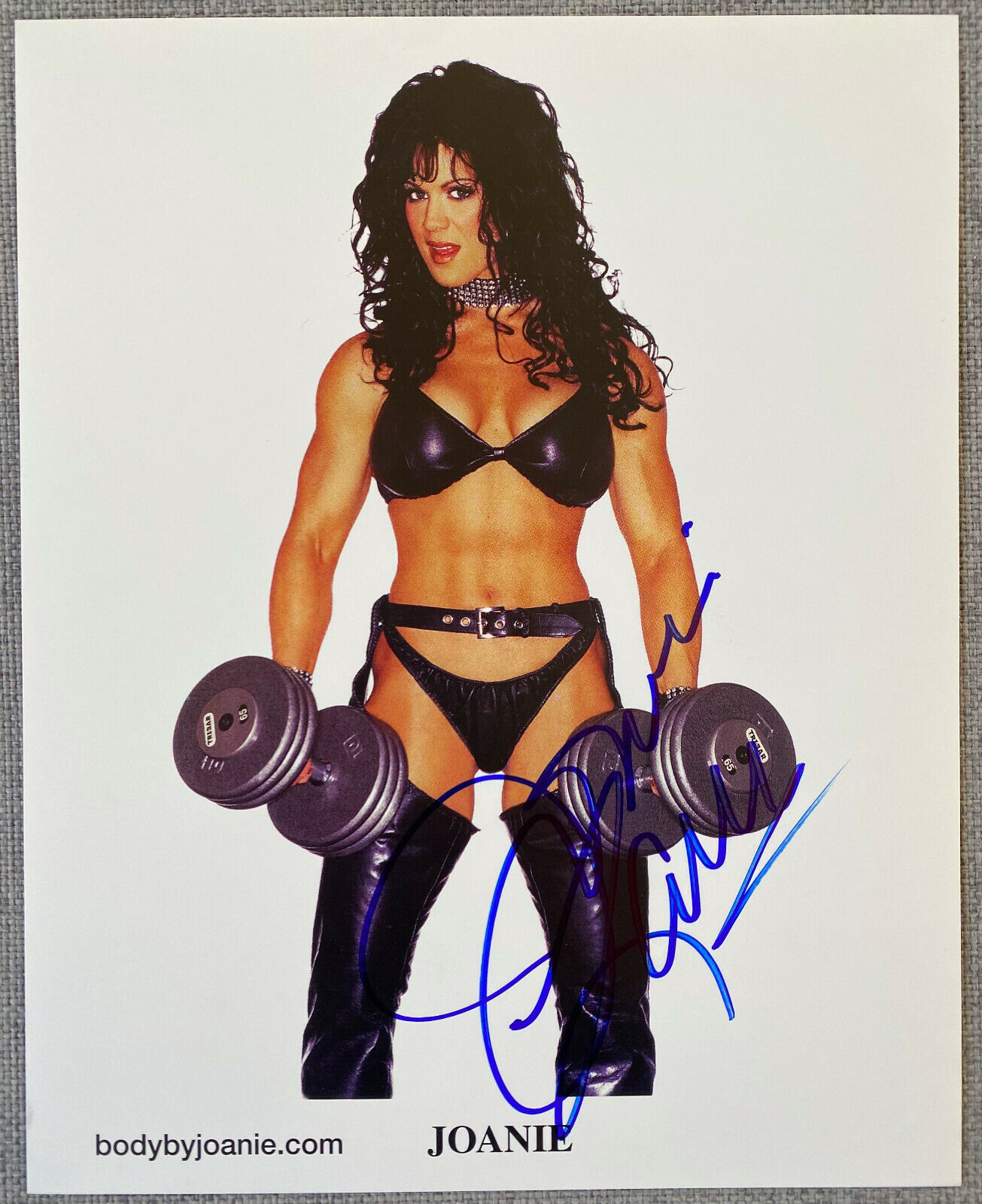 Joanie Laurer CHYNA WWF Wrestler Signed In-Person 8x10 Photo Poster painting -- Authentic, RIP