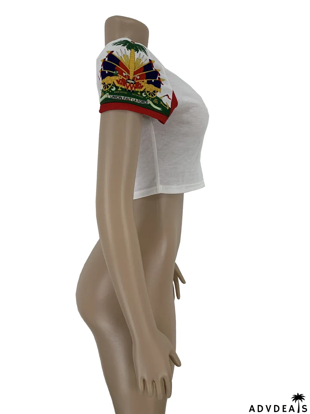 Casual Printed Short Sleeve Slim T Shirts Top