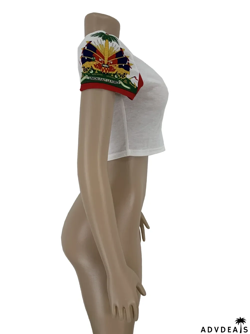 Casual Printed Short Sleeve Slim T Shirts Top