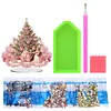 DIY Xmas Tree Diamond Painting Single-sided Acrylic Desktop Ornaments