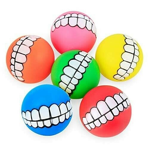Silly Teeth Squeaker Ball