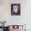 Diamond Painting-5D Full Round Drill  Owl