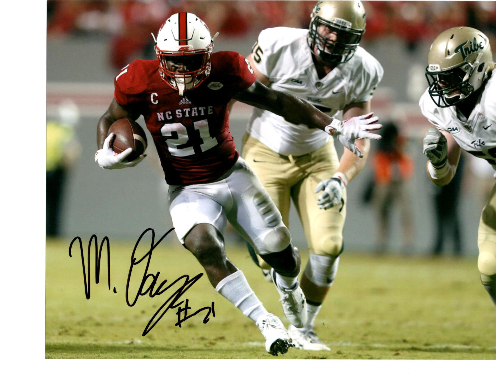 Matt Dayes NC State Wolfpack hand signed autographed 8x10 football Photo Poster painting COA c