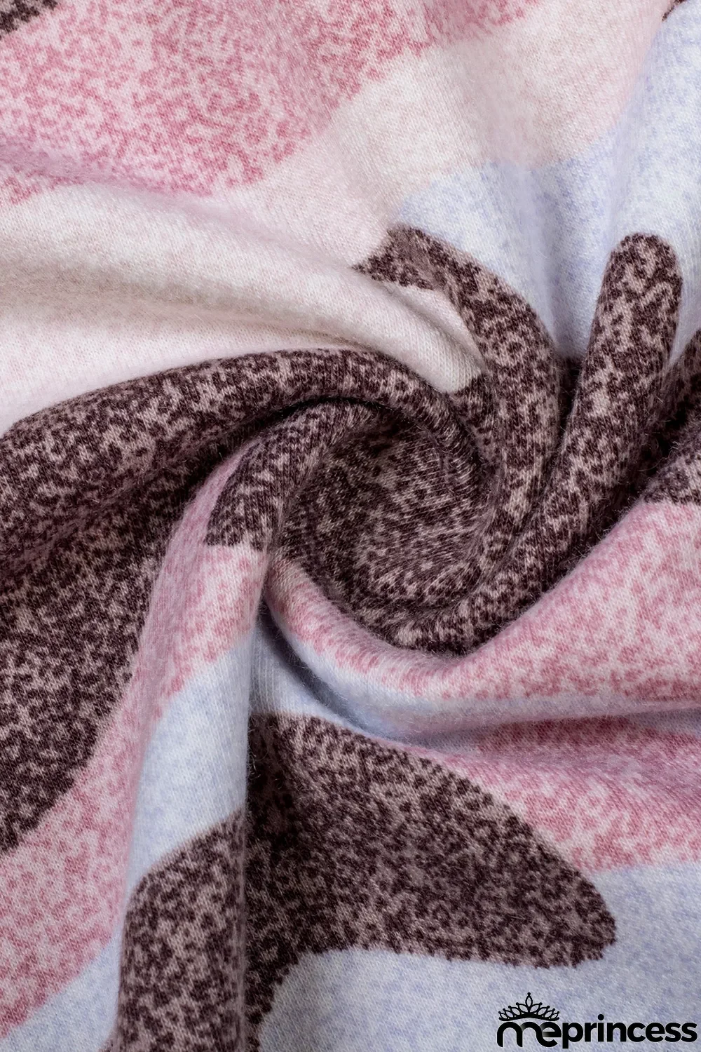 Dusty Pink Digital Camo Print Sweatshirt