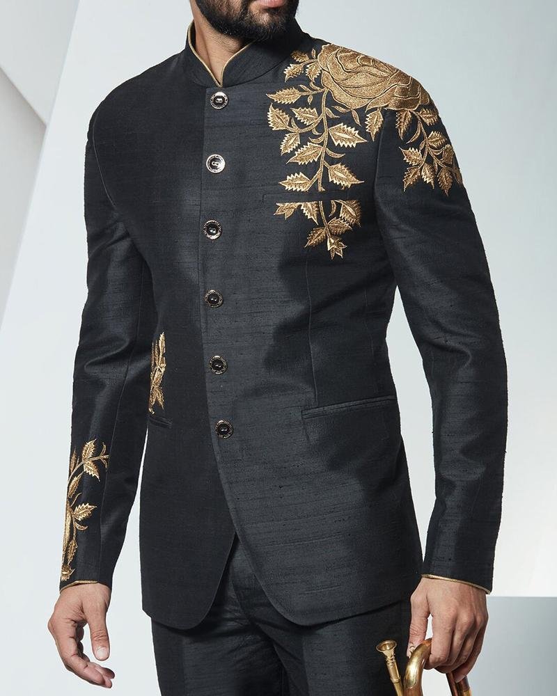 Men's Long Casual Blazers-07