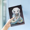 5D Diamond Mosaic Notebook 50 Pages DIY Partial Special Shaped Drill Journal A5 Chinese Zodiac Notebook Kit
