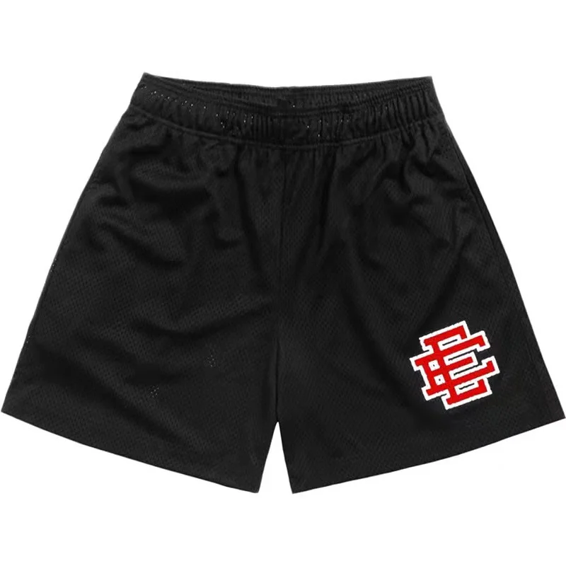 Mens Basic Casual Beach Mesh Shorts
