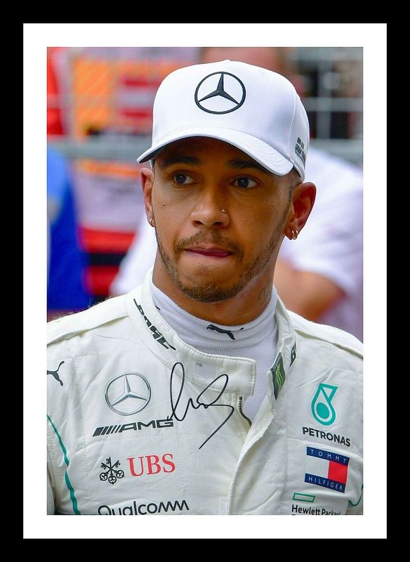 Lewis Hamilton Autograph Signed & Framed Photo Poster painting 3