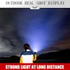 COB LED Flashlight USB Rechargeable IPX4 Waterproof Torch (1x26650 XHP160)
