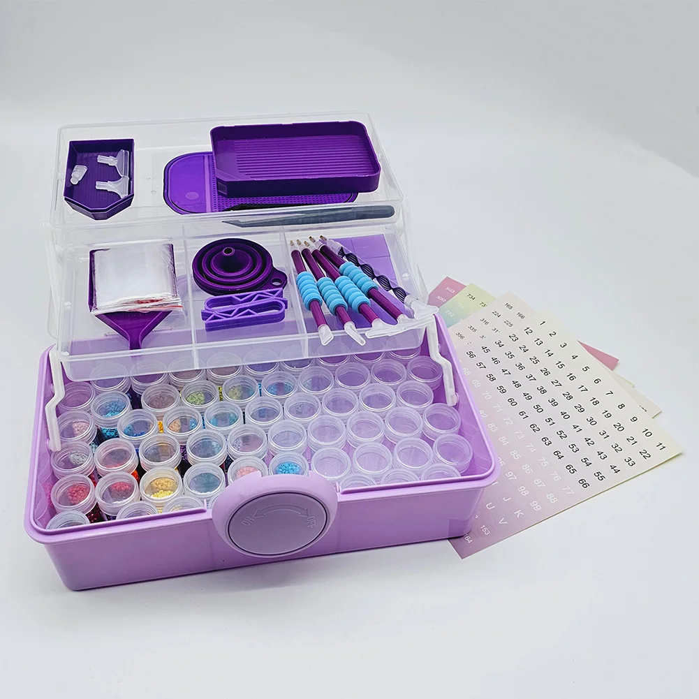 Clear Plastic Sewing Box - Small