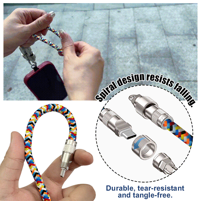🔥Christmas Hot Sale- 50% OFF🔥PD60W Colorful Braided Cable Lanyard