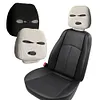Halloween Spoof Face Funny Car Headrest Cover Decoration for Most Cars (White)