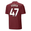 FODEN #47 Manchester City Third Away Soccer Jersey 2024/25