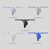 Men's New Ultra-Thin Ice Silk Transparent Low-Waisted Tight-Fitting Sexy Style Pouch Thong