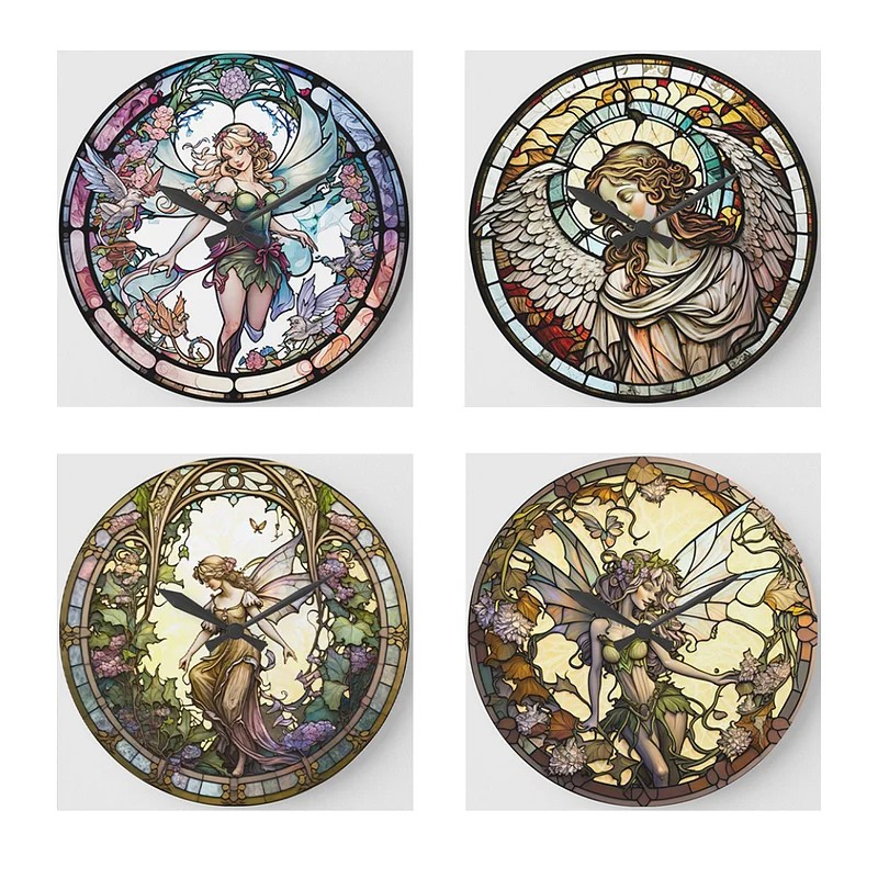 4PCS Diamond Painting - Full Round - Stained Glass(30*40cm)