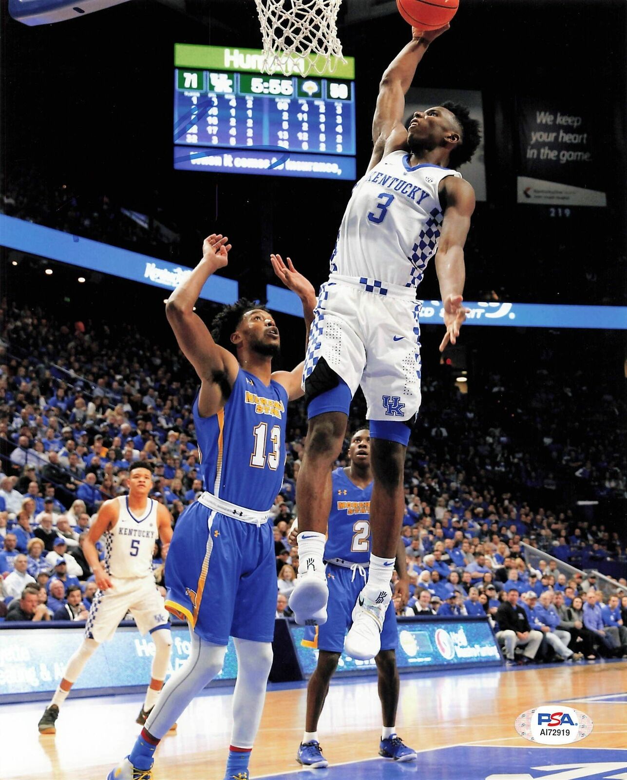 HAMIDOU DIALLO signed 8x10 Photo Poster painting PSA/DNA Kentucky Detroit Pistons Autographed