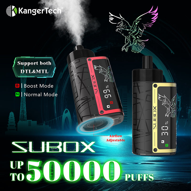 KangerTech SUBOX 50000 Review: Dual Flavor & 50K Puffs Vaping OPVape