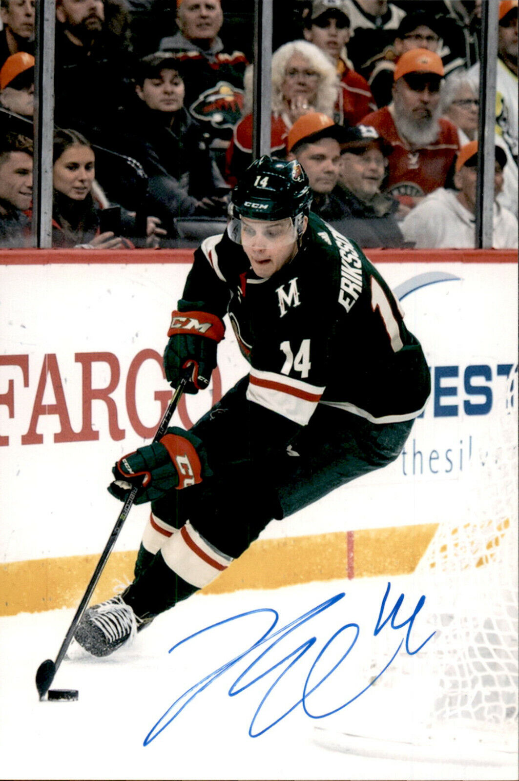 Joel Eriksson Ek SIGNED autographed 4x6 Photo Poster painting MINNESOTA WILD #4