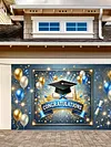 Congrats Photography Background Cloth Wear Resist Bachelor Hat Backdrop Banner