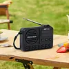 Portable FM Radio with LED Display Digital Radio Recorder BT 5.4 Radio Speaker